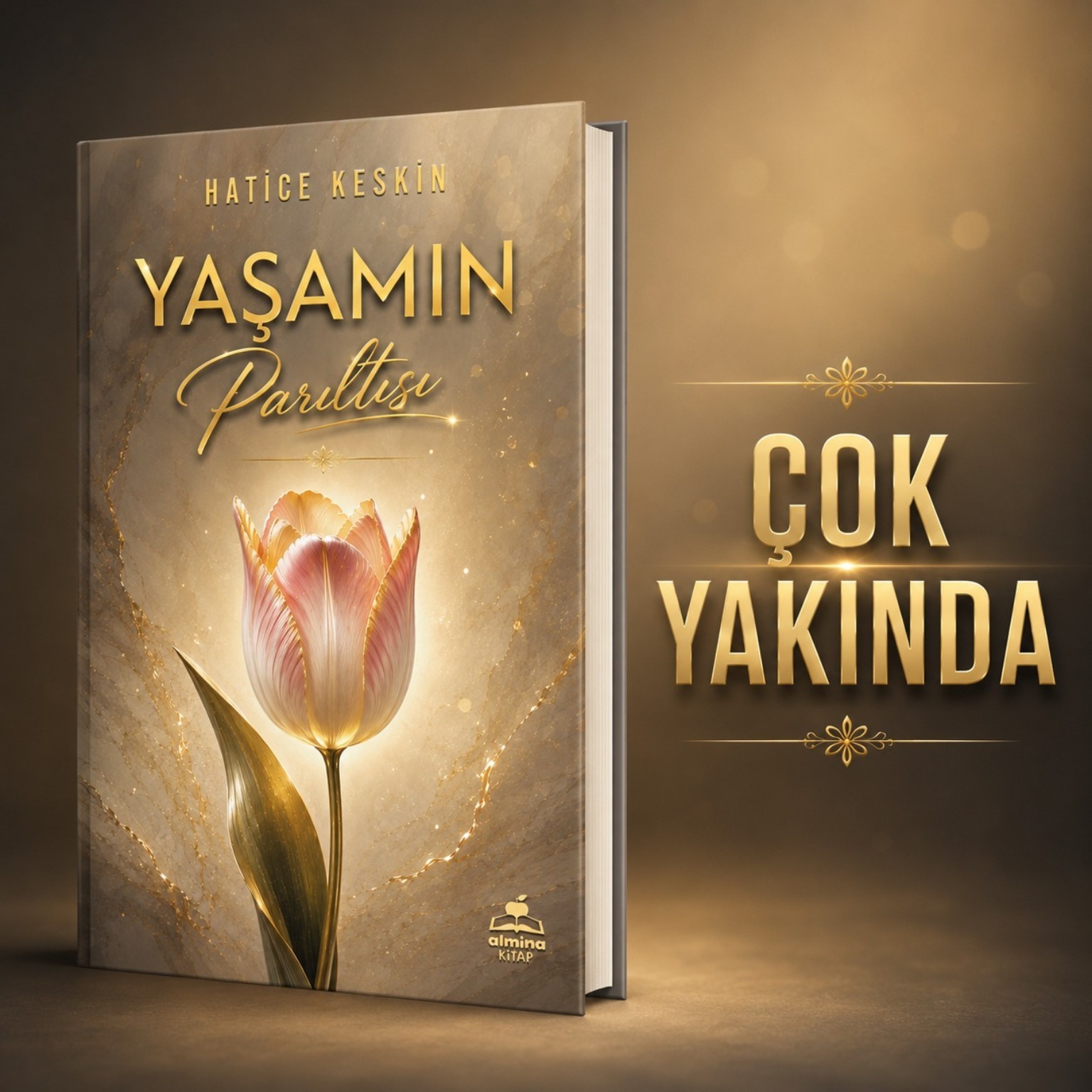 Yaşamın Parıltısı kitap kapağı yakın plan
